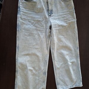 Sezane Le Crop Jeans Sz 10 in Bleach